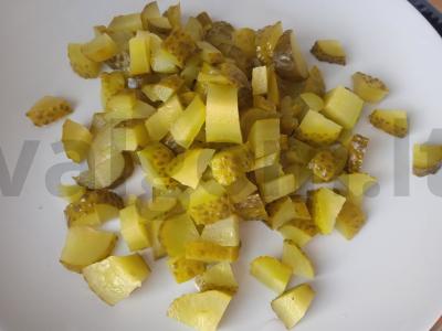 Vinegretas su vynuogių aliejaus padažu Žingsnis 4