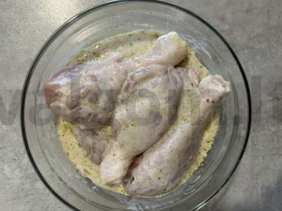 Vištienos blauzdelės kefyre Žingsnis 2