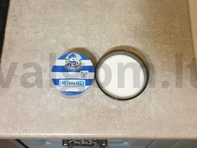 Menkių filė grietinės padaže ant daržovių pagalvėlės Žingsnis 7