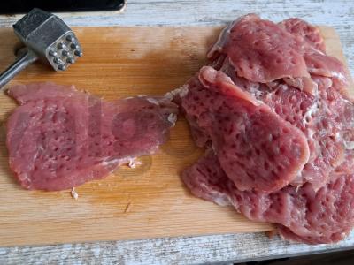 Kiaulienos kepsniai Žingsnis 2