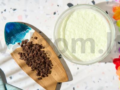 Mėtų ledai su šokolado trupiniais „Per daug saulės“ Žingsnis 4