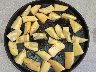 Kaimiški bulvės su džiovintu krapu ir paprika Žingsnis 5