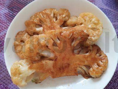 Žiedinės kopūstų steikas su sojų padažu Žingsnis 4