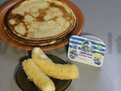 Varškės įdaras blynams Žingsnis 1