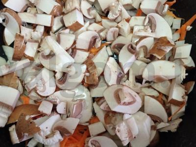 Basmati ryžiai su daržovėmis ir karališkais grybais Žingsnis 2