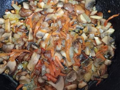 Basmati ryžiai su daržovėmis ir karališkais grybais Žingsnis 3