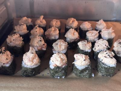 Kepti ritinėliai su krevetėmis Žingsnis 9