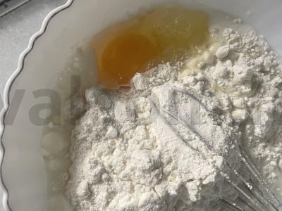 Pankekai su kefyru ir kiviais Žingsnis 3