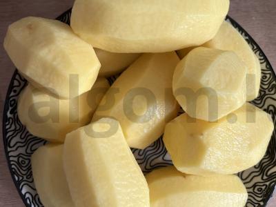 Befstroganovas su bulvių koše Žingsnis 1