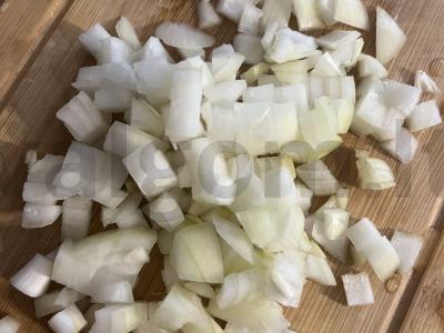 Befstroganovas su bulvių koše Žingsnis 4