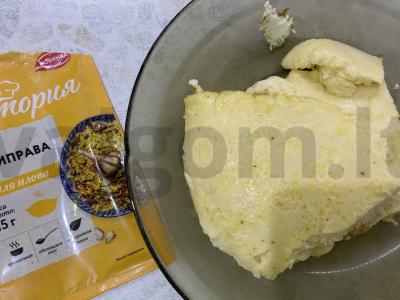 Kiaušinienė su sūriu ir prieskoniais Žingsnis 8