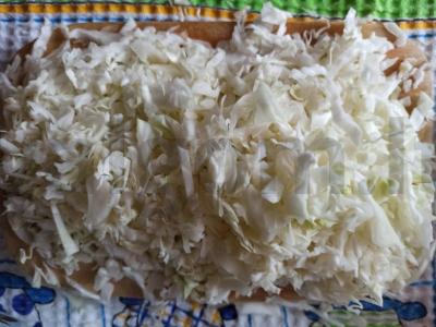 Namų borsčas su kiauliena ir burokėliais pomidorų sultyse Žingsnis 8