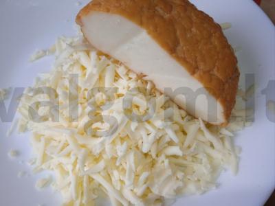 Hachapuri su rūkytu Adygei sūriu Žingsnis 2