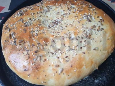 Hachapuri su rūkytu Adygei sūriu Žingsnis 7