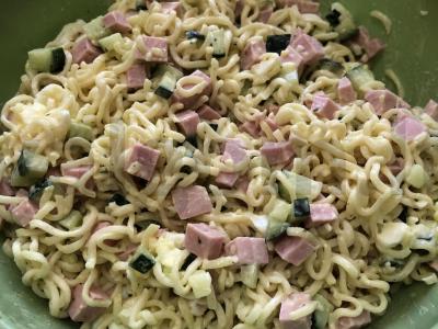 Makaronų salotos Žingsnis 6