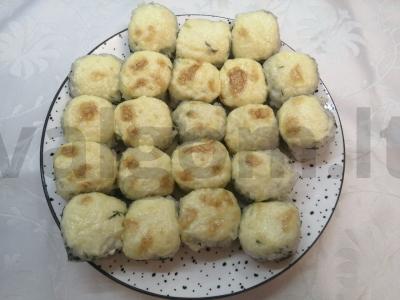 Kepti ritinėliai „Krabik hot“ Žingsnis 10