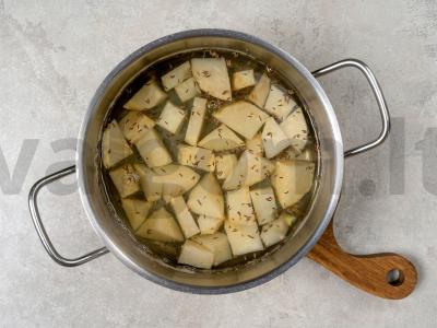 Humusas be avinžirnių Žingsnis 2