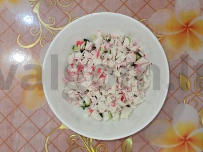 Švelnus salotas „Pavasario vėjas“ Žingsnis 2