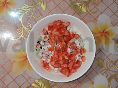 Švelnus salotas „Pavasario vėjas“ Žingsnis 3