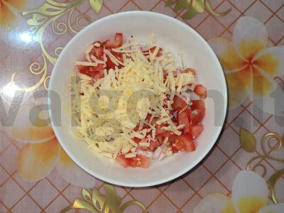 Švelnus salotas „Pavasario vėjas“ Žingsnis 4