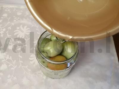 Pomidorų sūdymas šaltu būdu Žingsnis 5