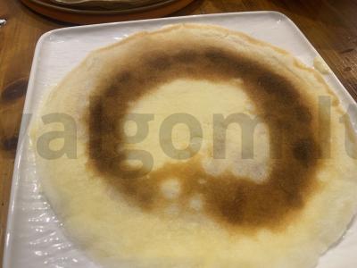 Blynų tortas su kondensuotu pienu Žingsnis 10