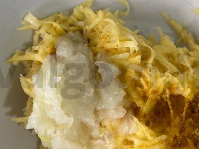 Bulviniai blynai su sviestu Žingsnis 2