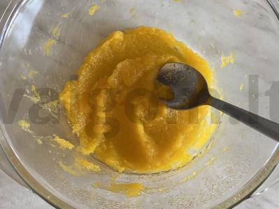 Šokoladiniai moliūgų blynai Žingsnis 2