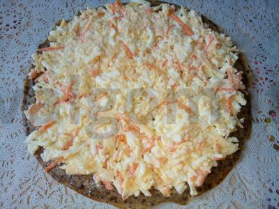 Kepeninė ritinėliai su sūrio-kiaušinio įdaru Žingsnis 3