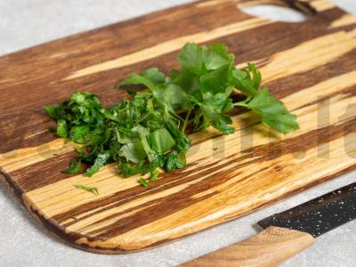 Šviežių kopūstų salotos su actu Žingsnis 3