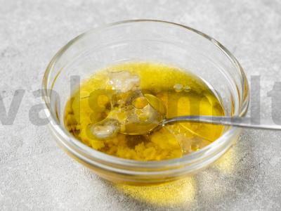 Šviežių kopūstų salotos su actu Žingsnis 6