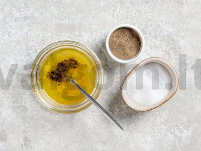 Šviežių kopūstų salotos su actu Žingsnis 7