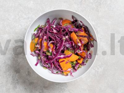 Šviežių kopūstų salotos su actu Žingsnis 11