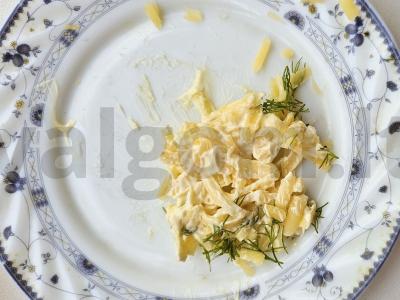 Cukinijos su sūriu ir žolelėmis Žingsnis 3