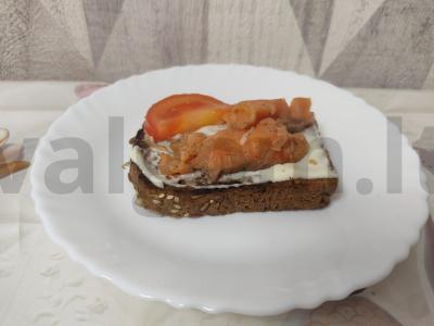 Sumuštinis su raudonąja žuvimi Žingsnis 2