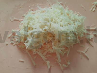 Salotos su ridikėliais, mung pupelių daigais ir salierų šaknimi Žingsnis 2