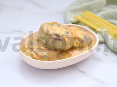 Žuvies kotletai su padažu pagrindine nuotrauka