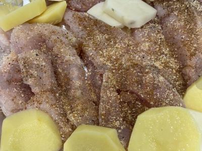 Bulvės su filė „Firminė“ Žingsnis 4