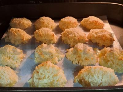 Kokosų sausainiai Žingsnis 4