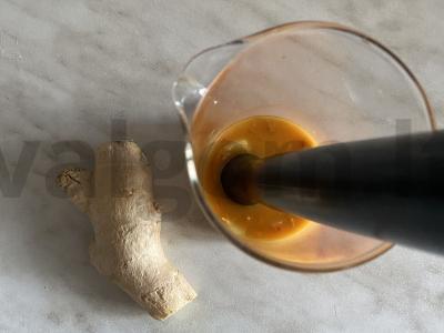 Karštas šaltalankių-imbiro gėrimas „Šildykis“ Žingsnis 3