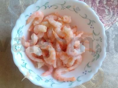 Funchosa su krevetėmis ir grybais Žingsnis 1