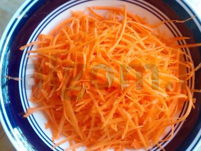 Funchosa su krevetėmis ir grybais Žingsnis 3