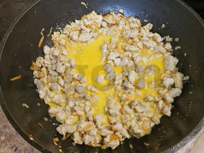 Švelni makaronai su kalakutiena Žingsnis 3