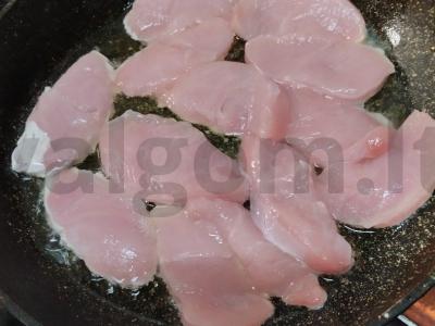 Indėnų troškinys su grybais ir kečupu Žingsnis 2