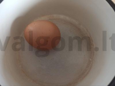 Lengvas sriuba su raugintais kopūstais ir kiaušiniu Žingsnis 4