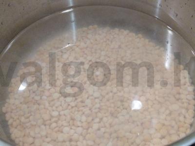 Skaniausi žirnių ir daržovių kotletai Žingsnis 1