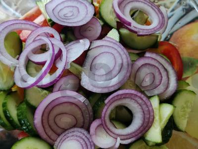 Salotas su čederio sūriu ir Pekino kopūstu Žingsnis 6