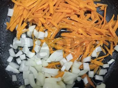 Greita solyanka su ryžiais Žingsnis 3