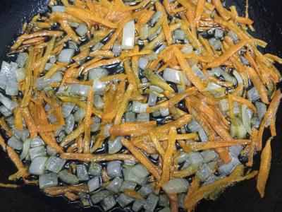 Greita solyanka su ryžiais Žingsnis 4