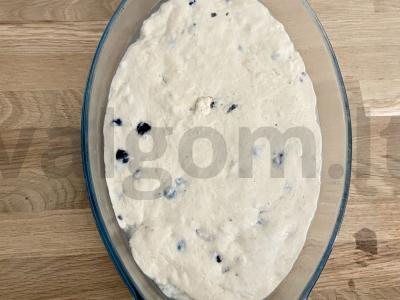 Ciabatta su alyvuogėmis Žingsnis 7